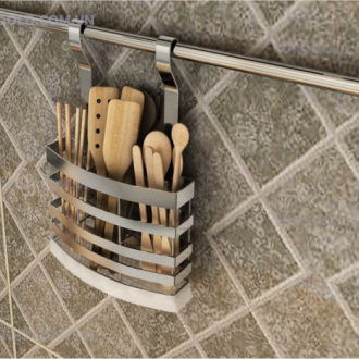 Giá để đũa thìa muôi treo ngoài inox 304 Giá để đũa thìa muôi treo ngoài inox 304