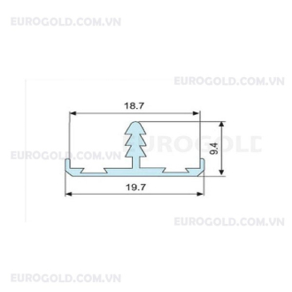 Nẹp bo cạnh T1 Eurogold Nẹp bo cạnh T1 Eurogold