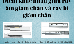 Điểm khác nhau giữa ray âm giảm chấn và ray bi giảm chấn Điểm khác nhau giữa ray âm giảm chấn và ray bi giảm chấn