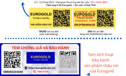 Hướng dẫn kích hoạt bảo hành và phân biệt hàng thật hàng giả của Eurogold Hướng dẫn kích hoạt bảo hành và phân biệt hàng thật hàng giả của Eurogold