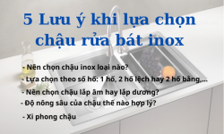 5 lưu ý khi lựa chọn chậu rửa bát inox chuẩn xịn 5 lưu ý khi lựa chọn chậu rửa bát inox chuẩn xịn