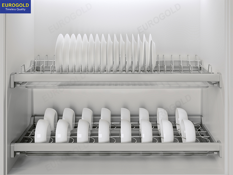 Hinh anh gia bat co dinh EPD Eurogold 2 Thiết kế nan inox của giá để bát cố định Eurogold