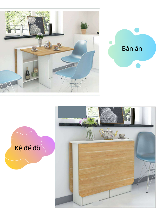 Bàn ăn gấp gọn
