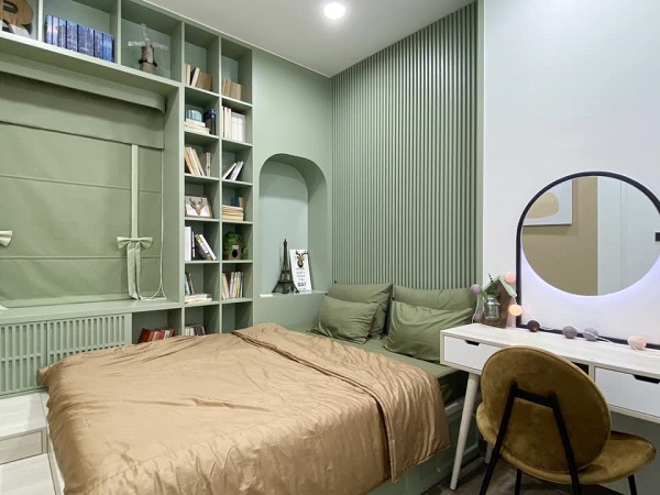 thiết kế phòng ngủ nhỏ trong chung cư 70m2