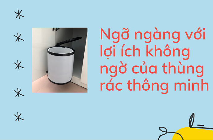 Ngỡ ngàng với lợi ích không ngờ của thùng rác thông minh