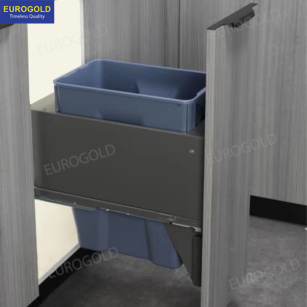 Thùng rác âm tủ giảm chấn cao cấp