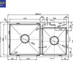 Chậu rửa bát EUS38247