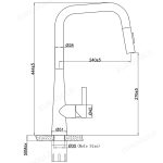 Vòi rửa bát EUF221DR Eurogold