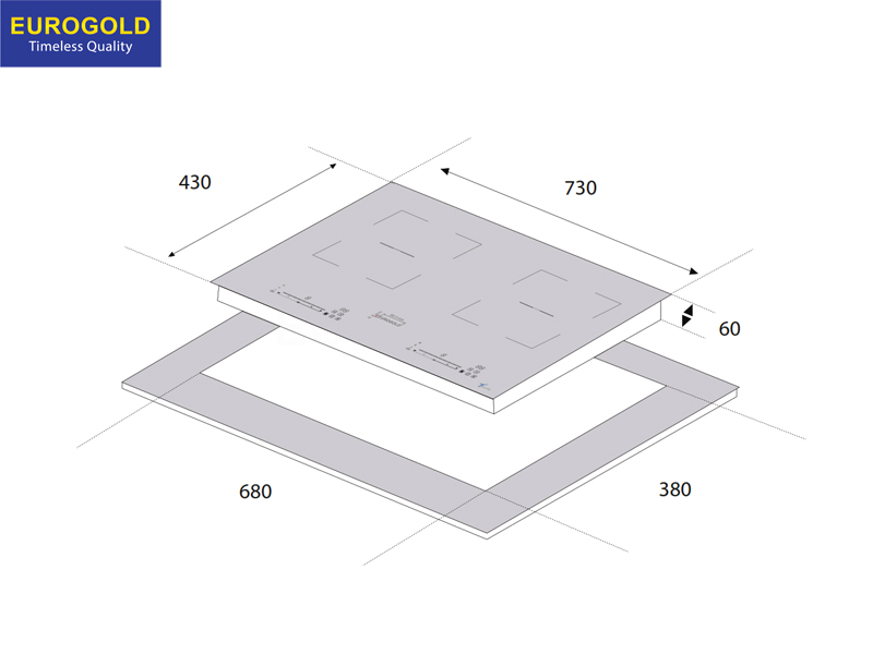 Thông số kỹ thuật: Bếp điện từ EUH1188 Eurogold