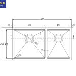 Chậu rửa bát chống xước EUC28245EB