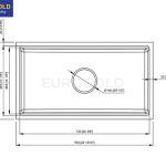 Chậu rửa bát chống xước EUC18045ED