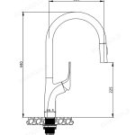 Vòi rửa bát EUF518CR