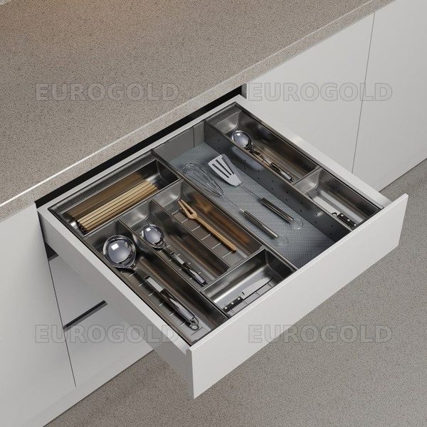 Khay chia thìa nĩa inox 304