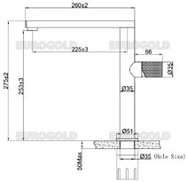 Thông số kỹ thuật Vòi rửa bát EVF331D